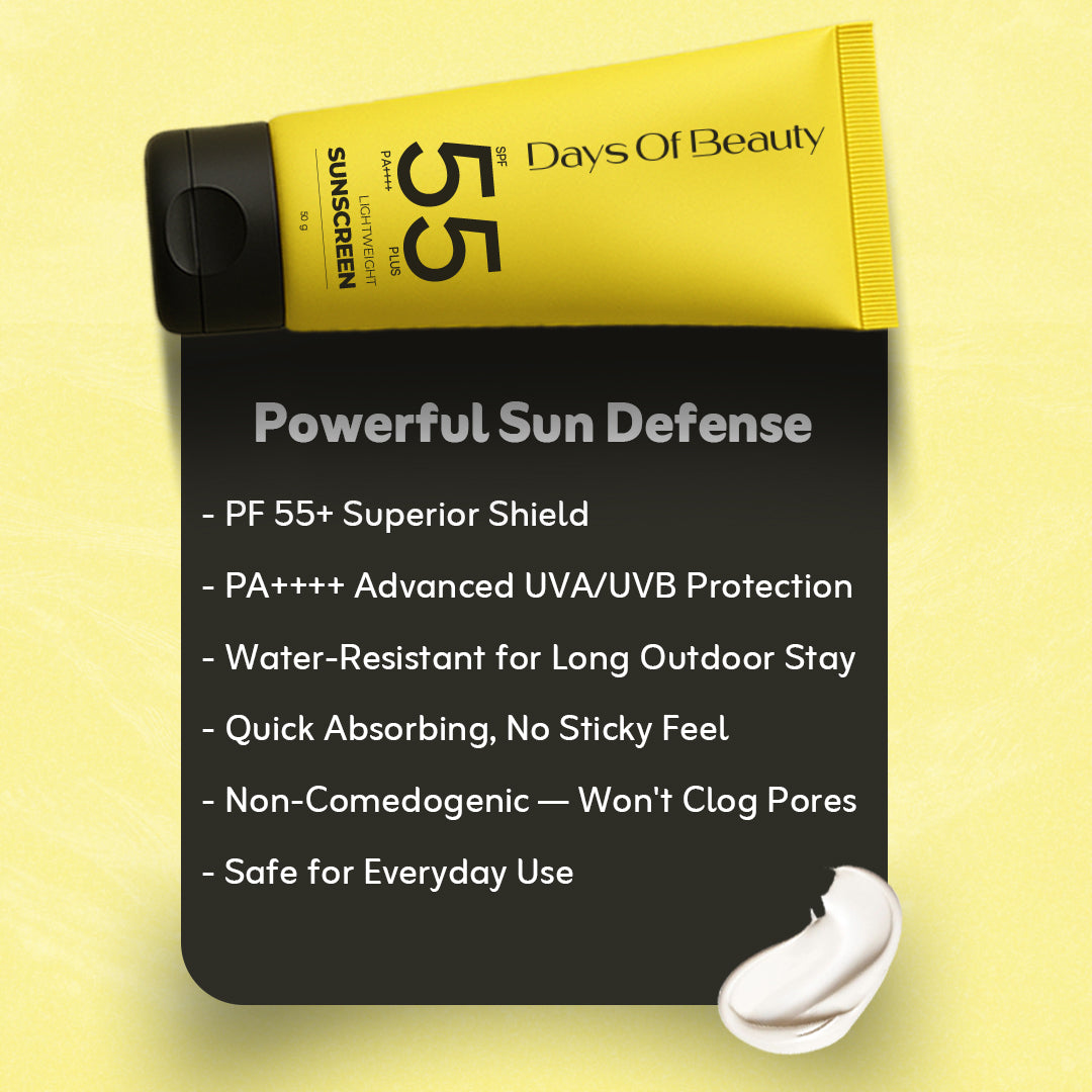 SPF 55+ PA++++ Lightweight Sunscreen